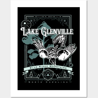 lake glenville north carolina geobird Posters and Art